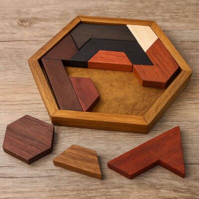 Wooden Hexagon Puzzle