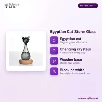 Egyptian Cat Storm Glass