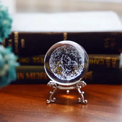 Engraved Constellation Crystal Ball, 60 mm
