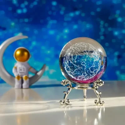 Engraved Constellation Crystal Ball, 60 mm