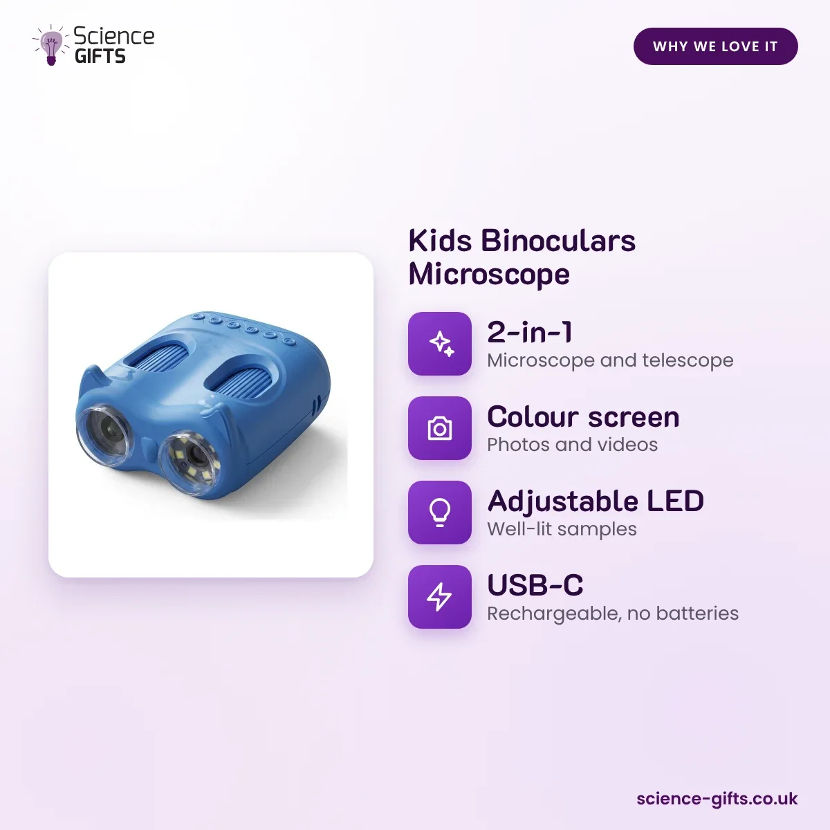 Kids Binoculars Microscope