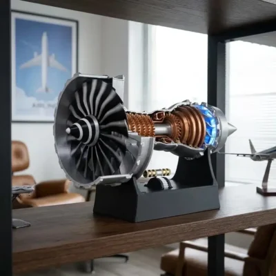 Model Jet Engine TR900, Turbofan Cutaway