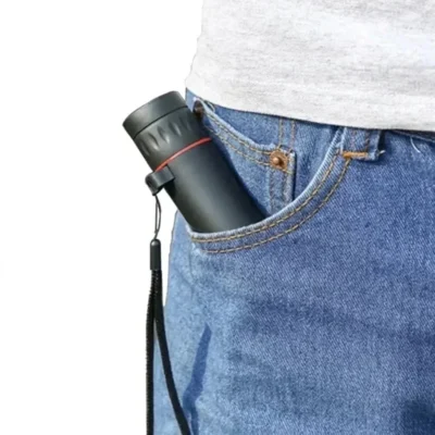 Pocket Monocular 8-10x with Wrist Strap