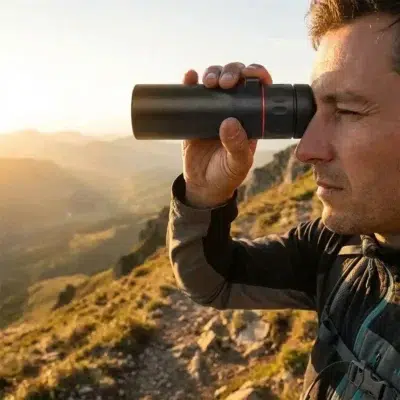 Pocket Monocular 8-10x with Wrist Strap
