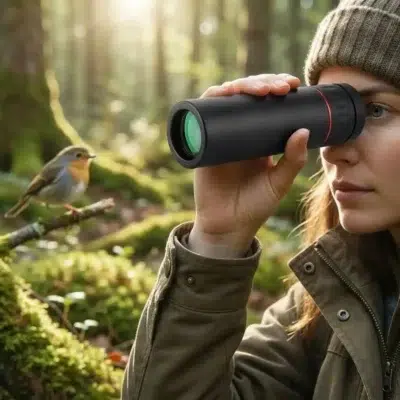 Pocket Monocular 8-10x with Wrist Strap