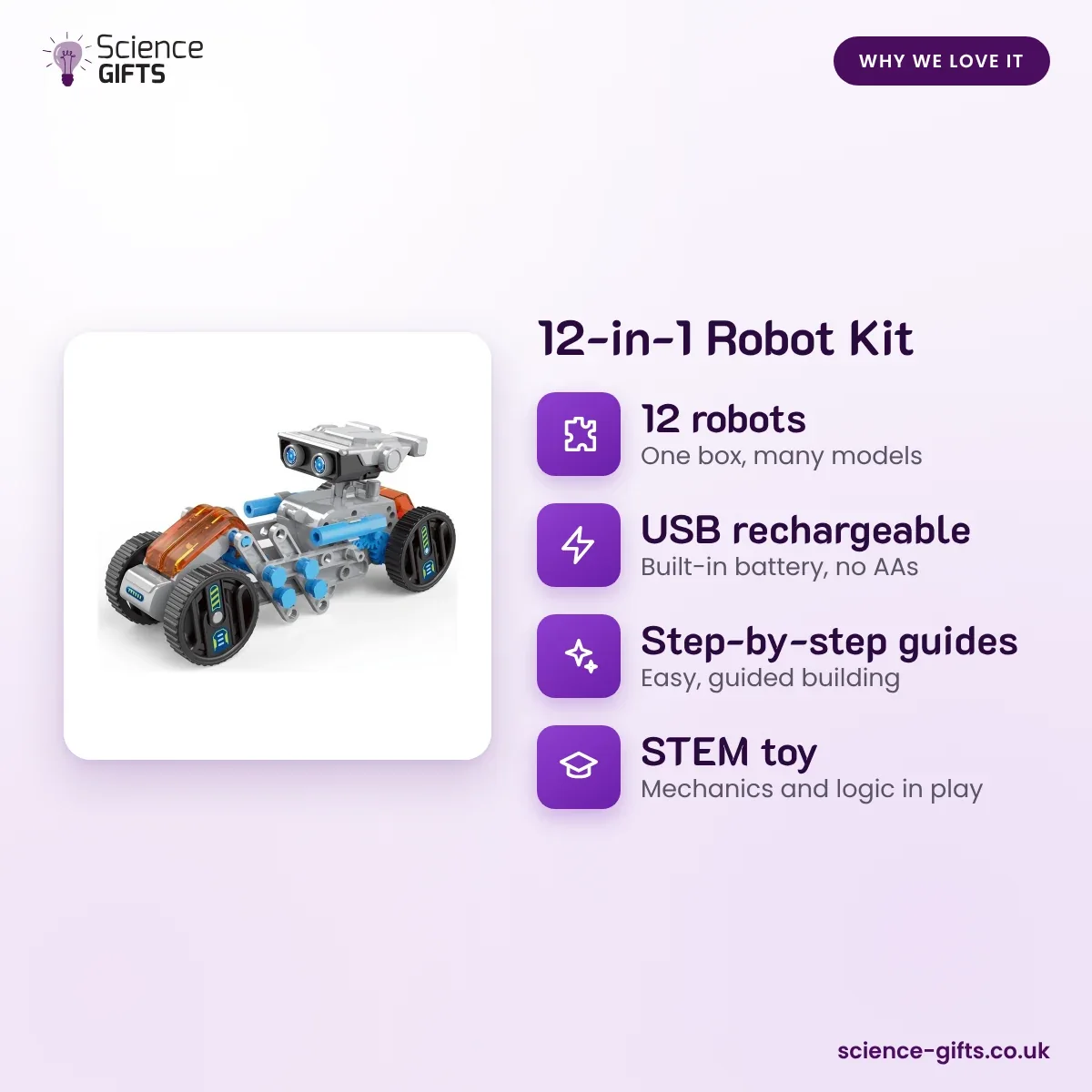 12-in-1 Robot Kit
