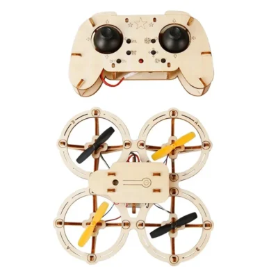 Wooden Drone Kit with Remote Control